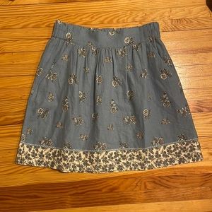 Loft miniskirt with pockets